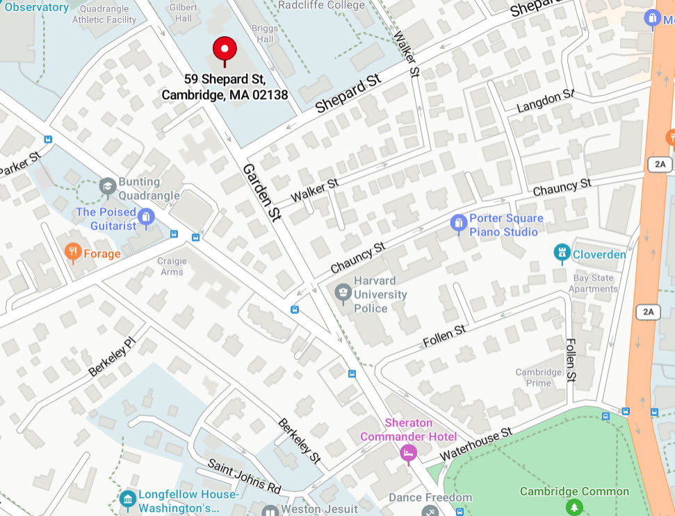 Location of the Testing Center on Shepard Street.